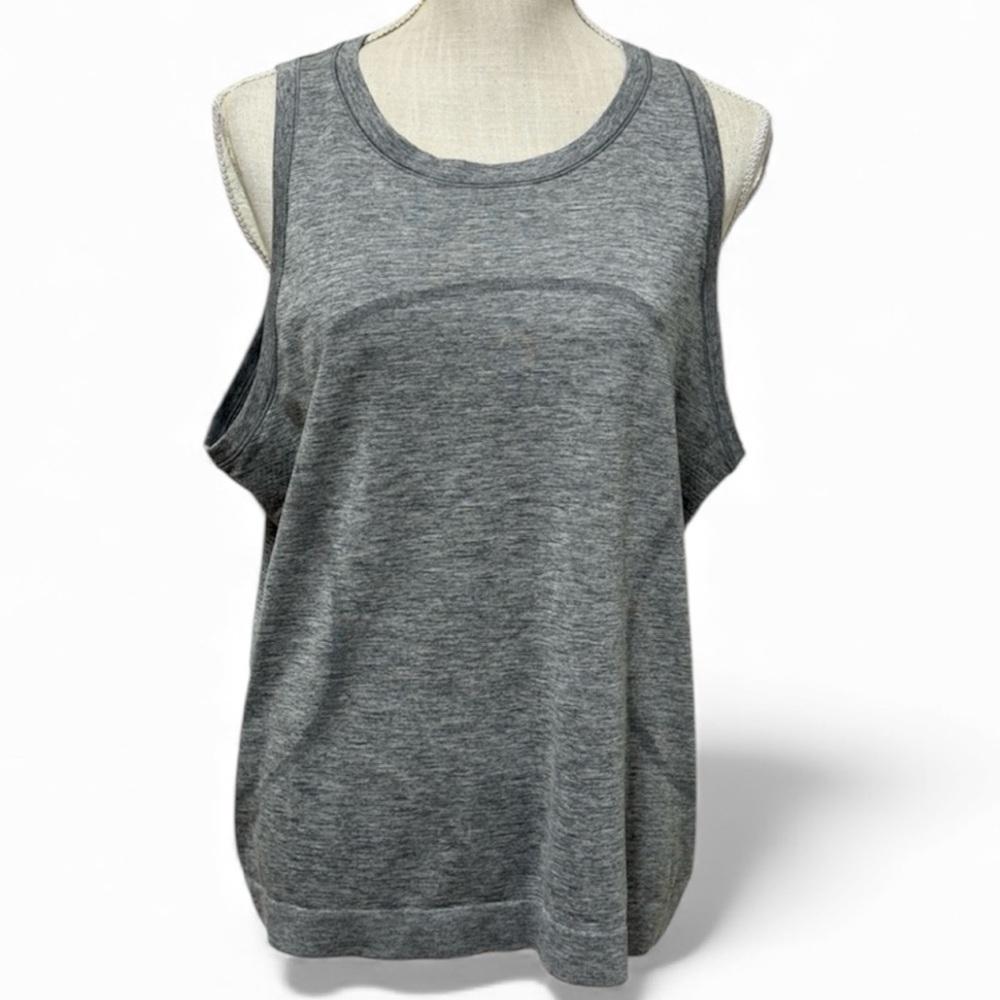 🍋 LULULEMON Gray Sleeveless Women's Top  Fits like a Size 16